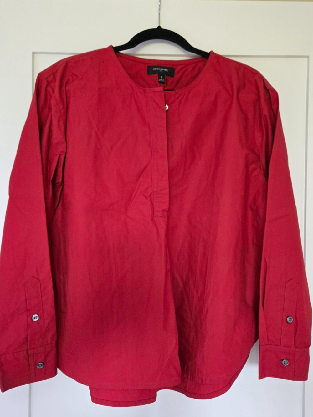 Bana Republic Factory Placket Popover Shirt L